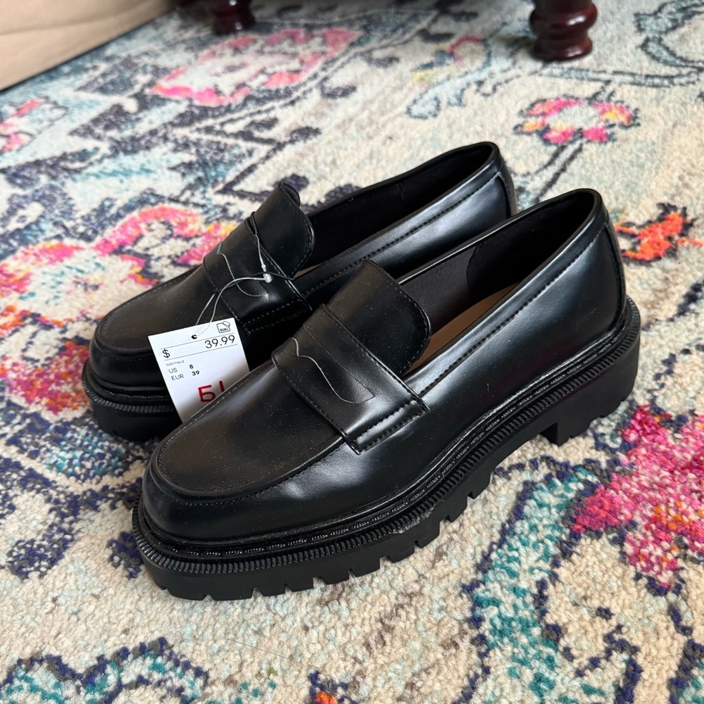 H&M chunky lug sole loafer